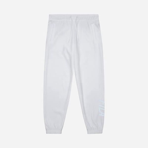 Fila W Women's Jogger Pants - White,NZ 576-73605